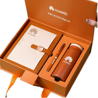 Coffret Cadeau d'Affaires de Luxe Personnalisé en Cuir : Carnet 100 Feuilles, Stylo et Tasse Isotherme – Idéal pour Promotion et Logo d'Entreprise