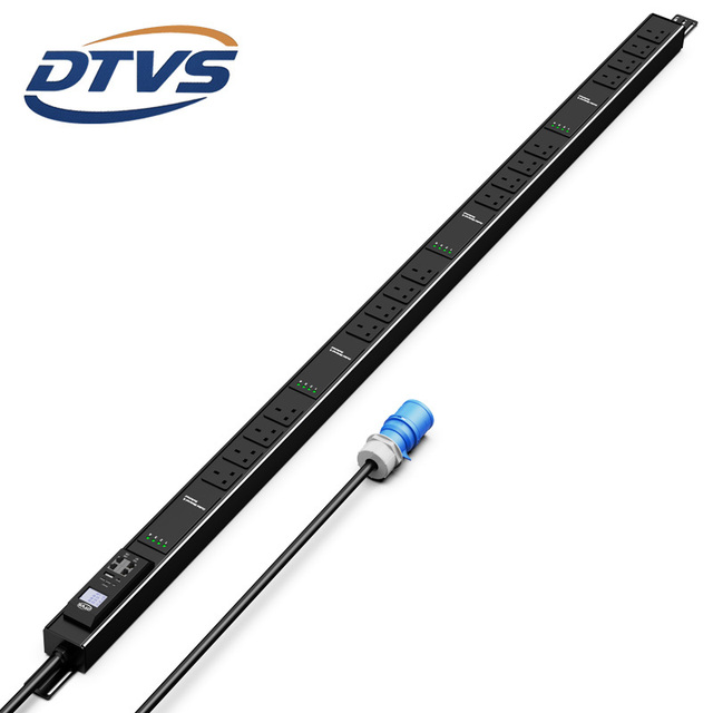 Advanced High Power Smart PDU with TCP/IP & SNMP Protocols | Customizable Rack Mount Metered Power Distribution Unit