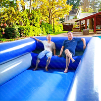Piscine gonflable géante en PVC de grande taille pour famille, natation d'eau avec siège, nouvelle collection 2020