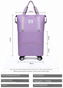 Versatile Luggage <b>Bag</b> for Students & Business Extra Large Expandable <b>Wheeled</b> <b>Travel</b> Companion Multi-layer Expansion - Product Image 4