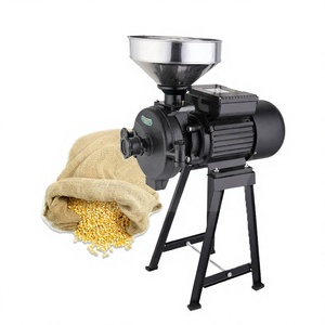 Moulin Électrique Commercial à Quatre Moulinets pour Aliments Secs, Piments, Poivre Noir, Riz, Blé, Maïs et Céréales – Machine à Broyer et à Moudre - Product Image 1