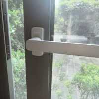 Fenêtre coulissante horizontale moderne en alliage d'aluminium durable, insonorisée, isolante thermiquement, hermétique, avec verrouillage, pour cuisine extérieure