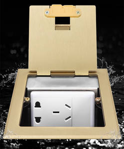 Enchufe <span class=keywords><strong>de</strong></span> piso <span class=keywords><strong>doble</strong></span> <span class=keywords><strong>RJ45</strong></span>, accesorio <span class=keywords><strong>de</strong></span> cobre delgado y oculto, resistente al agua - Product Image 3