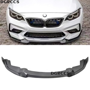 M2 F87 2015-2023 Coupe M2C CS Style Sports Carbon Fiber Front Lip Polished DGRCCS Accessory Kit Easy Installation - Product Image 1