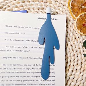 Spilled Coffee PU Leather <b>Bookmarks</b> Creative Funny Reusable Leather <b>Bookmarks</b> for Book Lovers Factory Wholesale - Product Image 4