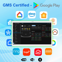 Tableta Industrial Android 14 RK3576S de 15.6 Pulgadas, Pantalla Táctil HMI con Montaje en Pared POE, Panel con RS485 I/O para Sistema de Automatización