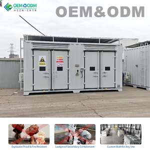 Robusto Rack per Bombole di Gas Antideflagrante 10ft 20ft per Acetilene Metano con Arrestatori di Fiamma e Ventole a Doppia Parete per Saldatura e Settore Minerario - Product Image 1
