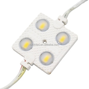 Quảng trường LED mô-đun 4 đèn LED 2835 Chip 1.5W nhấp nháy RGB trắng ấm lạnh Trắng 12V PVC đèn nền LED Dấu hiệu cao lumen LED mô-đun RGB - Product Image 1