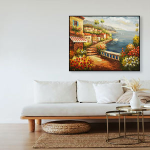 แฮนด์เมดที่สวยงามทิวทัศน์ภาพ<span class=keywords><strong>วาด</strong></span>สีน้ํามันบนผ้าใบอุปกรณ์ศิลปะการวาดภาพวาดสีน้ํามันทิวทัศน์ศิลปะภาพวาดสีน้ํามัน - Product Image 2