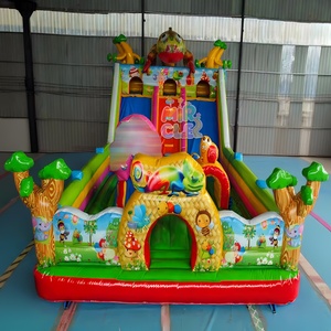 Attrezzatura Personalizzata <span class=keywords><strong>per</strong></span> <span class=keywords><strong>Parco</strong></span> <span class=keywords><strong>Giochi</strong></span> Gonfiabile Interno con Grandi Castelli e Scivoli Emozionanti - Product Image 2