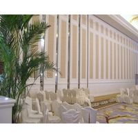 Le pliage mobile acoustique élevé atteint de 7m assemblent la cloison de séparation fonctionnelle de mur pour la salle de banquet de salle de réunion d'hôtel