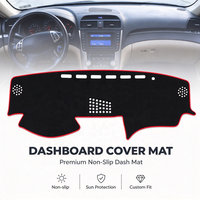 Pour Acura TL 2004 2005 2006 2007 2008 Housse de tableau de bord de voiture Accessoires auto Housse de protection de tableau de bord de voiture avec antidérapant