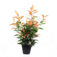 7290 Yongyue extérieur artificiel 80cm arbres bonsaï à feuilles persistantes avec 12*12cm Pot de fleur vert/automne couleurs disponibles