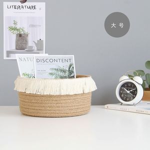 Jute <b>storage</b> <b>baskets</b>, woven organizing <b>baskets</b>, Nordic style organizing frames, cotton thread and miscellaneous goods <b>storage</b> - Product Image 2