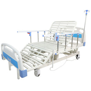 <span class=keywords><strong>Lit</strong></span> d'hôpital <span class=keywords><strong>électrique</strong></span> à trois fonctions, <span class=keywords><strong>lit</strong></span> de patient à 3 manivelles, <span class=keywords><strong>lit</strong></span> médical réglable manuellement avec barre latérale en aluminium - Product Image 6