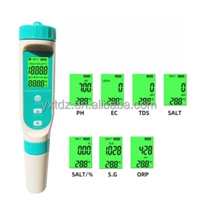Prix usine testeur de qualité de l'eau multifonctionnel numérique 7 en 1 TDS EC salinité S.G ORP température PH mètre pour Aquarium - Product Image 4