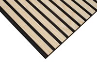 Panneaux de bois décoratifs décoration murale panneau acoustique intérieur panneau acoustique en bois à lamelles MDF prix pour mur et plafond