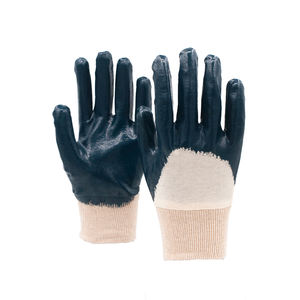 GLOVEMAN aceite de algodón ligero construcción industrial hogar jardinería seguridad trabajo caucho látex nitrilo recubierto guantes de jardín - Product Image 1