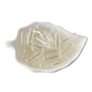 HPMC天然透明药物胶囊00蔬菜外壳，适用于素食和素食空胶囊制造商