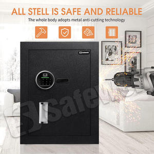 Caja Fuerte Digital Safewell Anti-perforación, Anti-arranques, con Huella Dactilar, para Montaje Empotrado en Pared, Gabinete <span class=keywords><strong>de</strong></span> <span class=keywords><strong>Seguridad</strong></span> <span class=keywords><strong>de</strong></span> Acero - Product Image 4