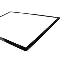 Revêtement AG personnalisé anti-reflets, écran tactile intelligent, impression sérigraphique noire, 3 mm, 4 mm, 5 mm d'épaisseur, verre trempé Low-E, mur-écran