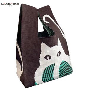 Kadınlar için yeni stil tığ Tote çanta omuzdan askili çanta çanta örgü Hollow Hobo çanta Polyester kadın moda tek kız moda - Product Image 4