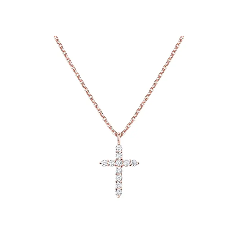 14K Gold Plated Cross Necklace For Women | Cross Pendant | Gold Necklaces For Women