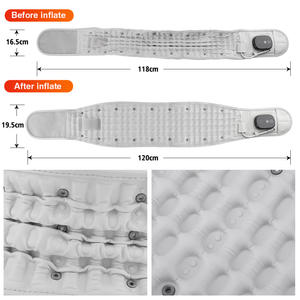 Leercon Massagem cinto aquecimento elétrico vermelho lombar tração cinto cintura quente compressa terapia instrumento - Product Image 6