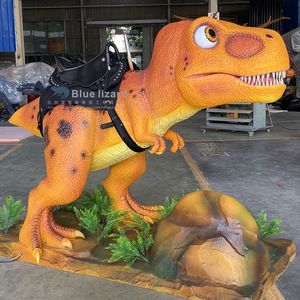 Parc d'attractions Jardin pour enfants Animatronic Cartoon Riding Dinosaur - Product Image 5