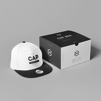 Boîte d'emballage de chapeau de cowboy de luxe sur mesure haut de gamme avec doublure, impression UV, gaufrage, boîte en papier noir pour l'emballage de chapeaux