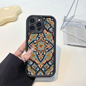 Tùy Chỉnh Bất Kỳ Hình Ảnh Cổ Điển Ma-rốc Gạch Mô Hình Trường Hợp Điện Thoại Cho Iphone 17 16 15 Nghệ Thuật Chống Sốc Bảo Vệ Điện Thoại Di Động Bìa - Product Image 2
