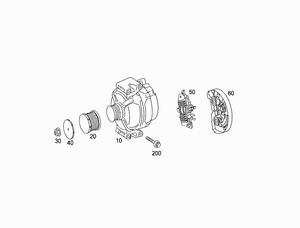 Mygt เครื่องกำเนิดไฟฟ้ารถยนต์ A0009067702สำหรับ Mercedes-<span class=keywords><strong>Benz</strong></span> สภาพใหม่ - Product Image 5