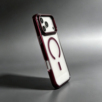 Étui de téléphone magnétique translucide givré JOYPORODO B521 Max pour iPhone 18 Pro