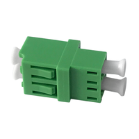Connecteur Fibre Optique LC-APC Duplex Monomode SM, Adaptateur Optique LC MM Type Assemblé Sans Oreille Sans Bride