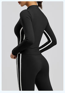 เสื้อแจ็คเก็ตซิปมีฮู้ดทรงเข้ารูปบุขนแกะระบายอากาศสำหรับผู้หญิง มีกระเป๋า กันน้ำและให้ความอบอุ่นสำหรับกีฬาพักผ่อนกลางแจ้ง - Product Image 3