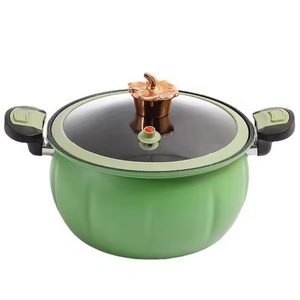 Autocuiseur coréen manuel en fonte, couleurs orange et vert, 6L 8L, pour <span class=keywords><strong>riz</strong></span> et légumes, avec base à induction - Product Image 1