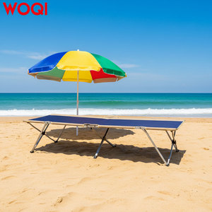 เปลเด็กพกพา WOQI สำหรับเดินทางกลางแจ้ง พร้อมเตียงพับได้สำหรับตั้งแคมป์ ผ้าคลุมถอดออกได้ ดีไซน์ทันสมัย ผลิตจากผ้า Oxford - Product Image 6