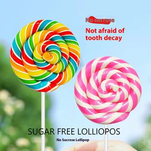 Grosir permen sehat lolipop bebas gula dinamis untuk anak-anak, makanan ringan ramah diabetes dengan vitamin, lolipop kalori rendah - Product Image 2