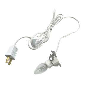 Fil de lampe Led E12 de 1.52M avec variateur de lumière pour décorations de noël, accessoire d'éclairage de vacances, prise US, protégé par fusible - Product Image 5
