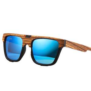 Lunettes de soleil rétro européennes et américaines Lunettes en bois transfrontalier laminé à la mode avec lentilles UV400 <span class=keywords><strong>Style</strong></span> tout assorti - Product Image 6