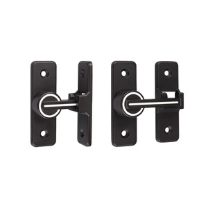 Loquet de porte coulissante Heavenly Stream en alliage de zinc, type F, à angle droit de 90 degrés, style moderne et simple - Product Image 1