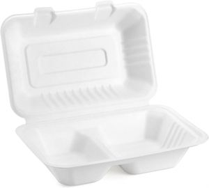 Contenedor de Alimentos Desechable Biodegradable y Compostable de Bagazo de Caña de Azúcar para Chicle y Sushi, Lonchera para Llevar - Product Image 2