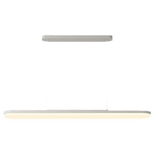 Lampada a sospensione in stile crema, moderna, semplice ed elegante. Nuova lampada a striscia lunga a spettro completo per la protezione degli occhi, ideale per la sala da pranzo - Product Image 4