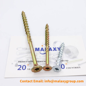 Malaxy viti per legno #8 #2 Torx stella di azionamento svasata testa truciolare vite per esterni Decking vite - Product Image 3