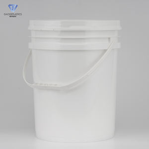 Seau en plastique de qualité alimentaire de <span class=keywords><strong>5</strong></span> gallons et 20 litres avec poignée de couvercle de bec Matériau PP épais durable pour le stockage de peinture ou de liquide - Product Image 2