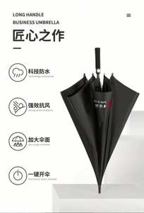 Paraguas de Golf Personalizados con Logotipo, Promocionales, Baratos, al por Mayor, de Plástico Clásico de Color, Semiautomáticos, Rectos, Resistentes al Viento - Product Image 6