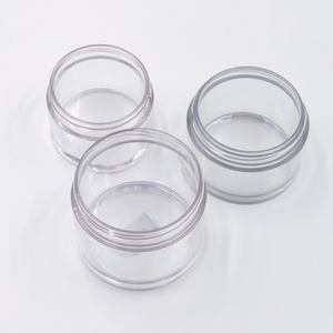 Pot cosmétique vide en PET transparent à paroi épaisse de 8 oz avec couvercle doré ou argenté pour crème et soins de la peau - Product Image 6