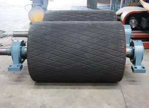 Factory Custom Aluminium Conveyor Boden walze Verschleiß feste Trog walzen Set Zementwerk - Product Image 6