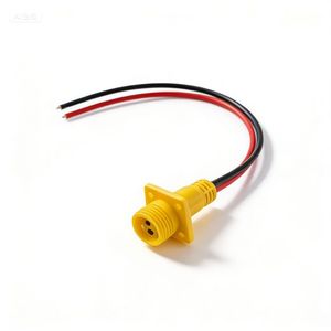 Connecteur PVC étanche IP65, fiche d'alimentation 2 broches, connecteur M23, type fil à fil/fil à <span class=keywords><strong>panneau</strong></span>, 16A pour systèmes d'alimentation industriels - Product Image 4