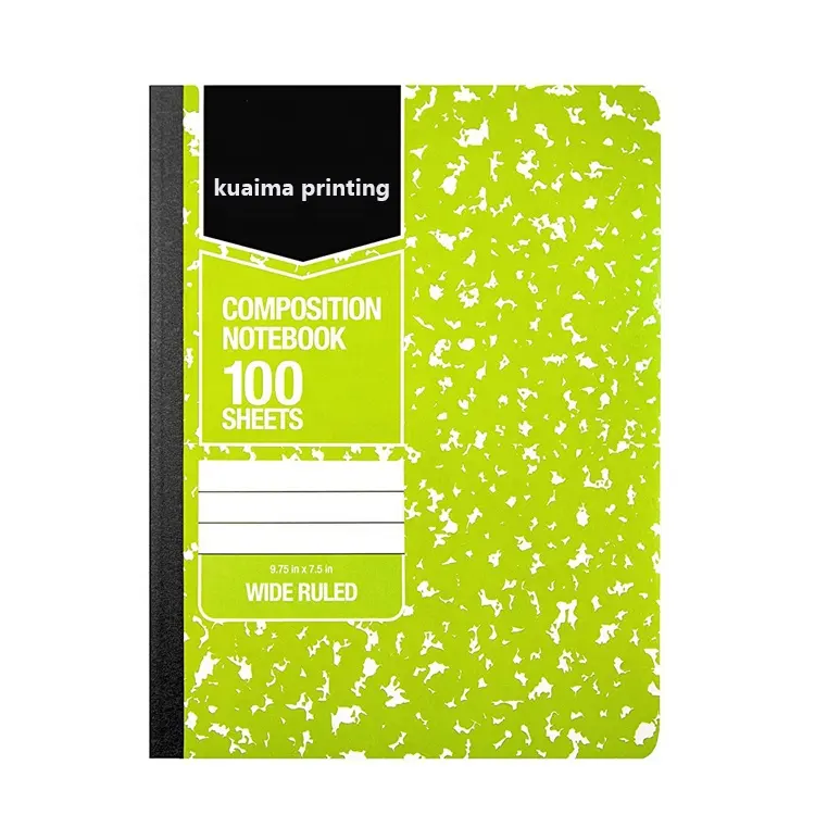 Custom School Composition Notebooks A5 week plan office clock-in schedule hard-covered spiral notebook